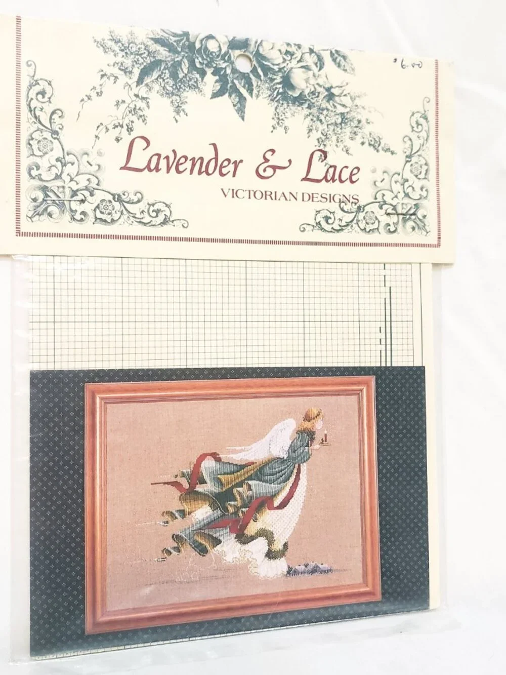 Angel of Light Counted Cross Stitch Pattern 1989 Lavender and Lace L&L7